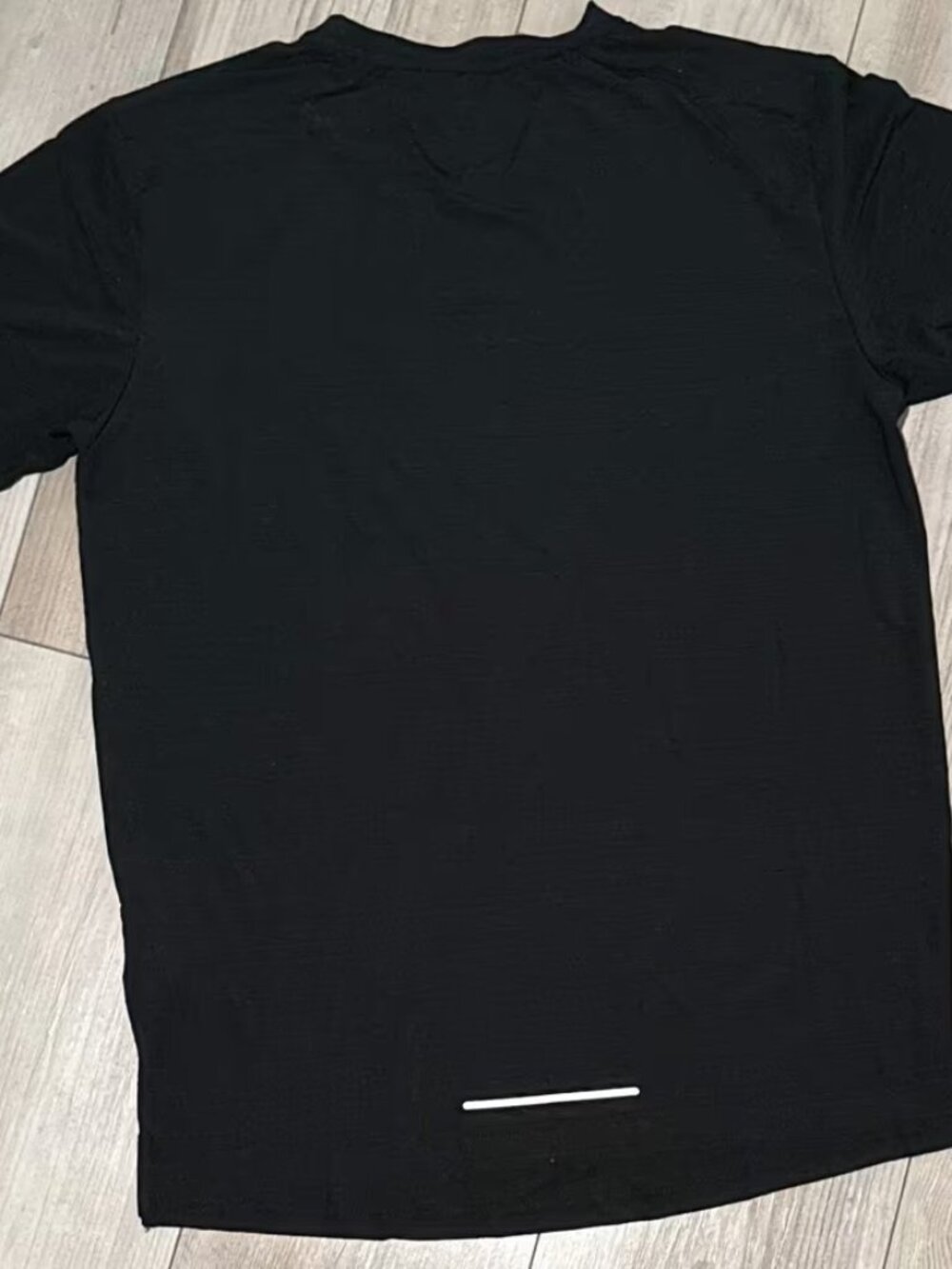 Nike Dri-FIT Miler Men's Running Shirt — Black, Size L
